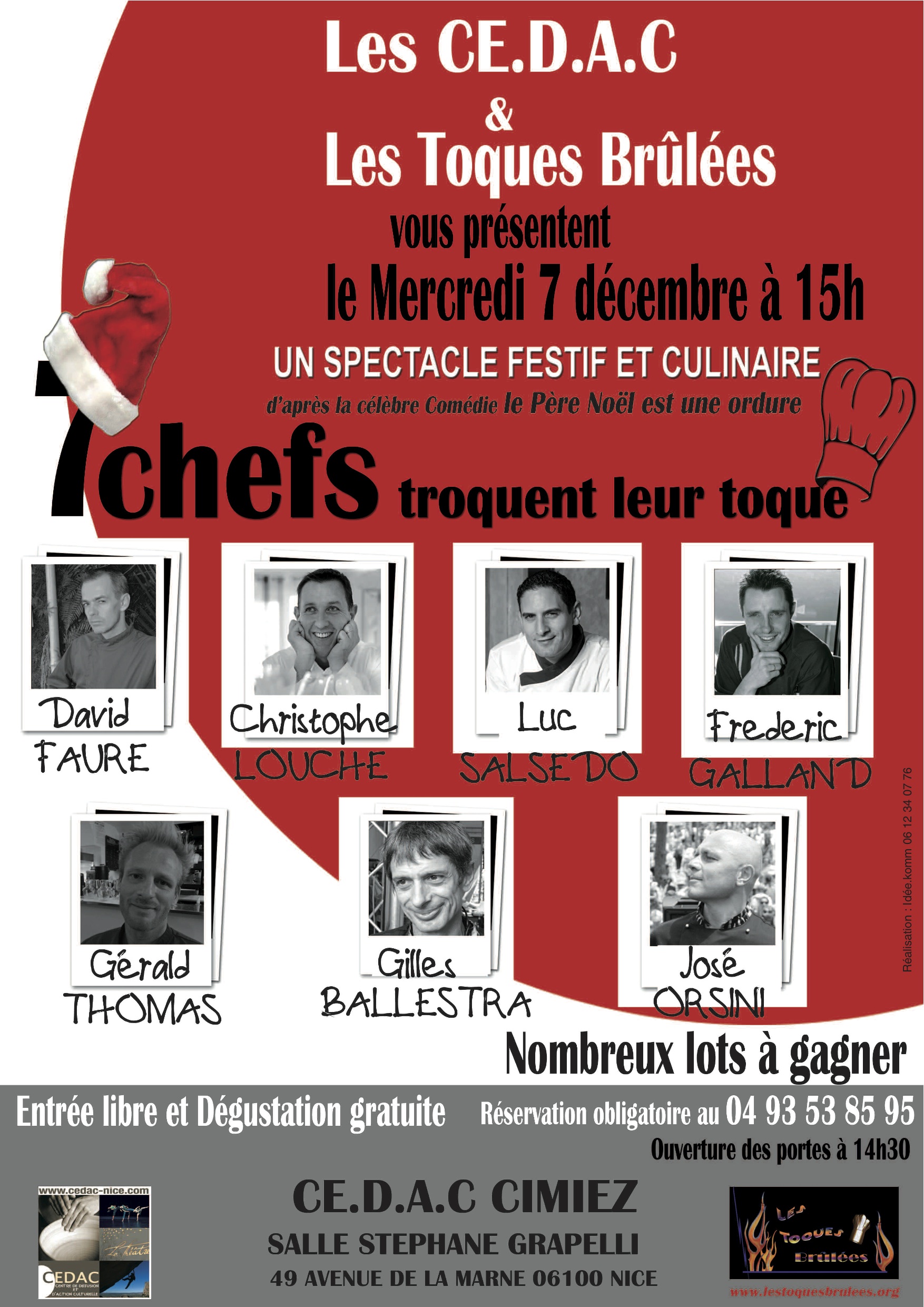 Cabaret gourmand au CEDAC