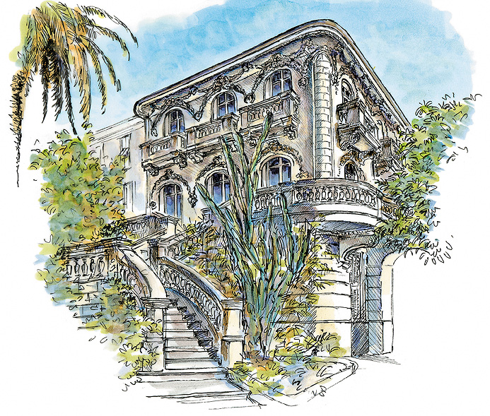 François Paris à la Villa Caméline