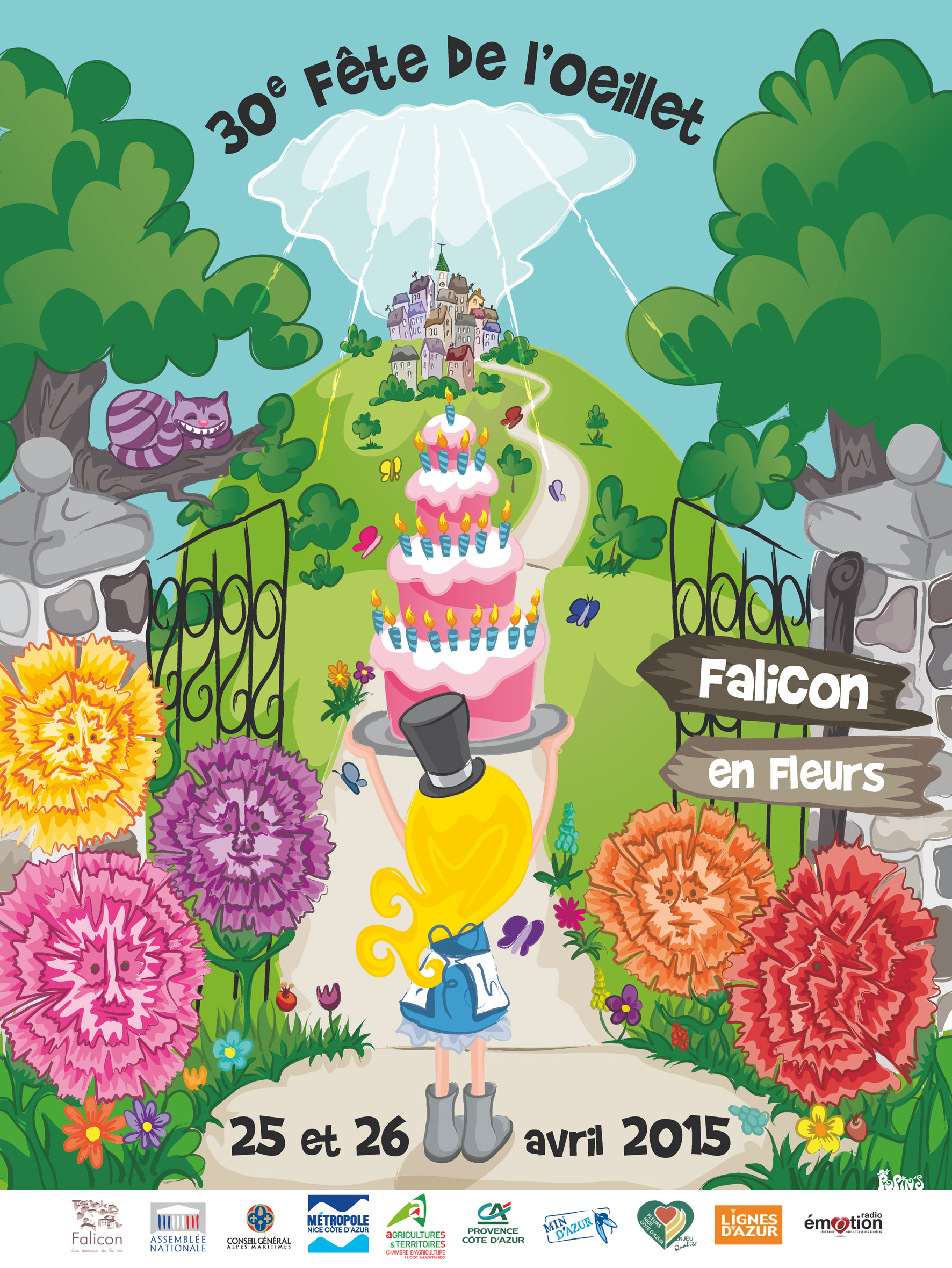 La fête de l’œillet à Falicon