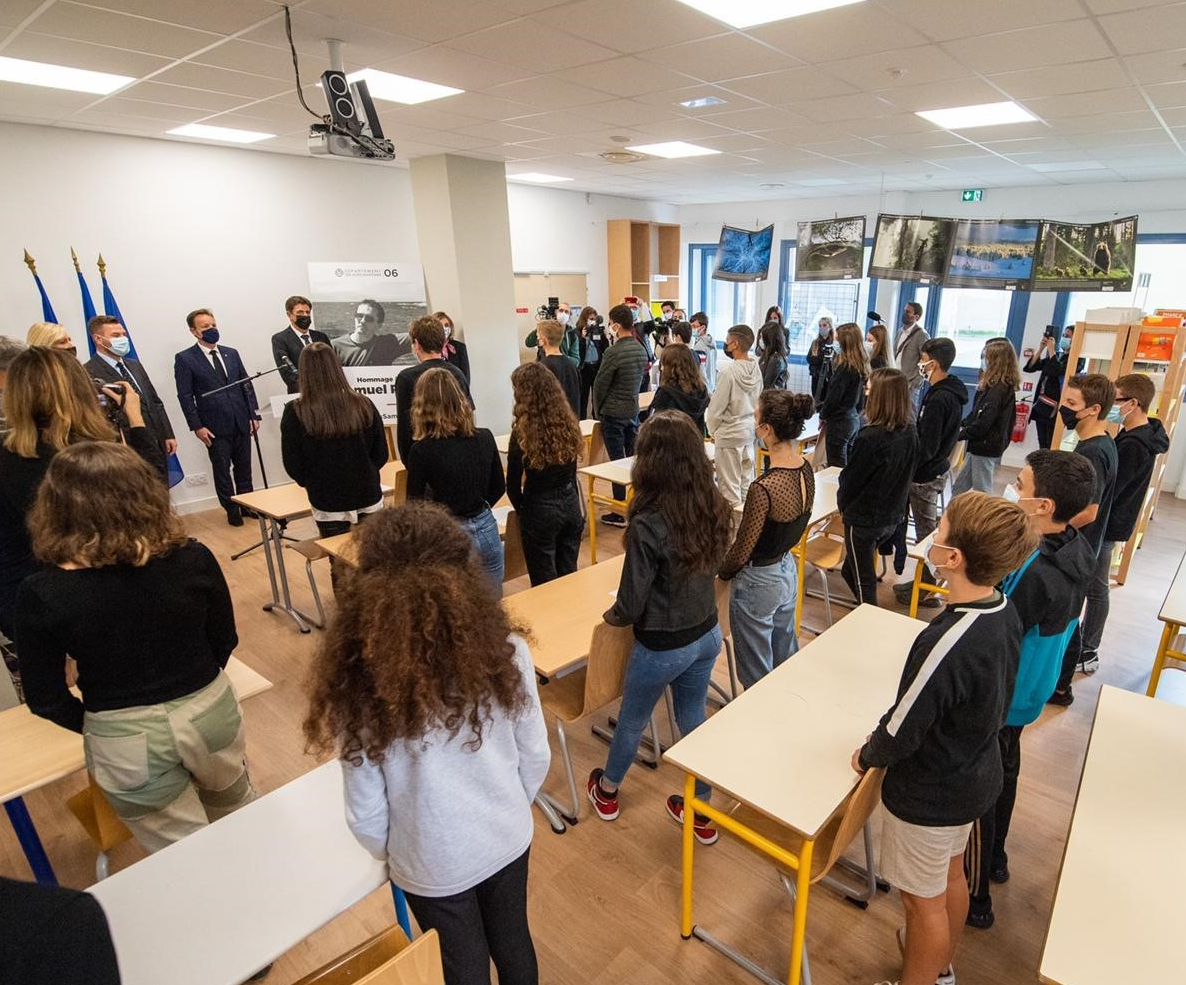 Collège Matisse : Hommage à Samuel Paty