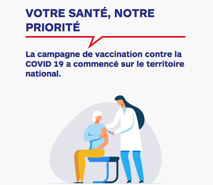 COVID-19 : 100 000 inscrits pour la vaccination