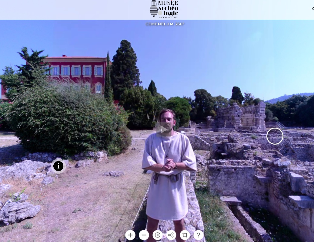 Cimiez : Visitez le Cemenelum à 360°