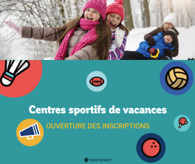 Inscriptions aux centres sportifs de vacances