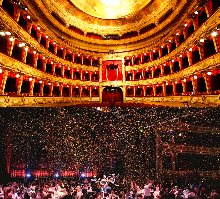 Opéra : Diner spectacle sur scène !