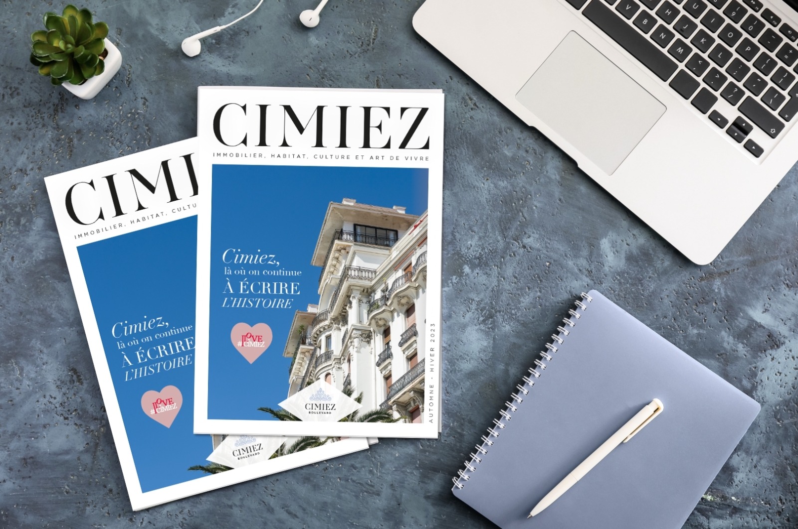 « CIMIEZ Immobilier, Habitat, Culture et Art de Vivre » : le dernier exemplaire du magazine est disponible